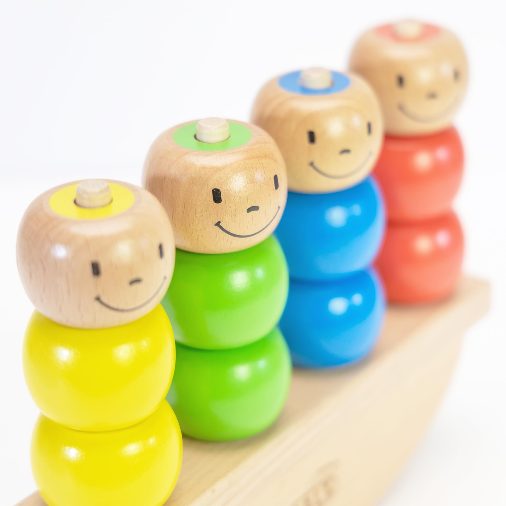Galt See-Saw Counter, Wooden Baby Toy & Kids Stacking Toy, Cause & Effect Seesaw Toy for Fine Motor Skills in Young Children - Image 2