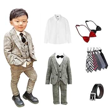 Amazon | 男の子フォーマルスーツ キッズ フォーマル 子供服 7点