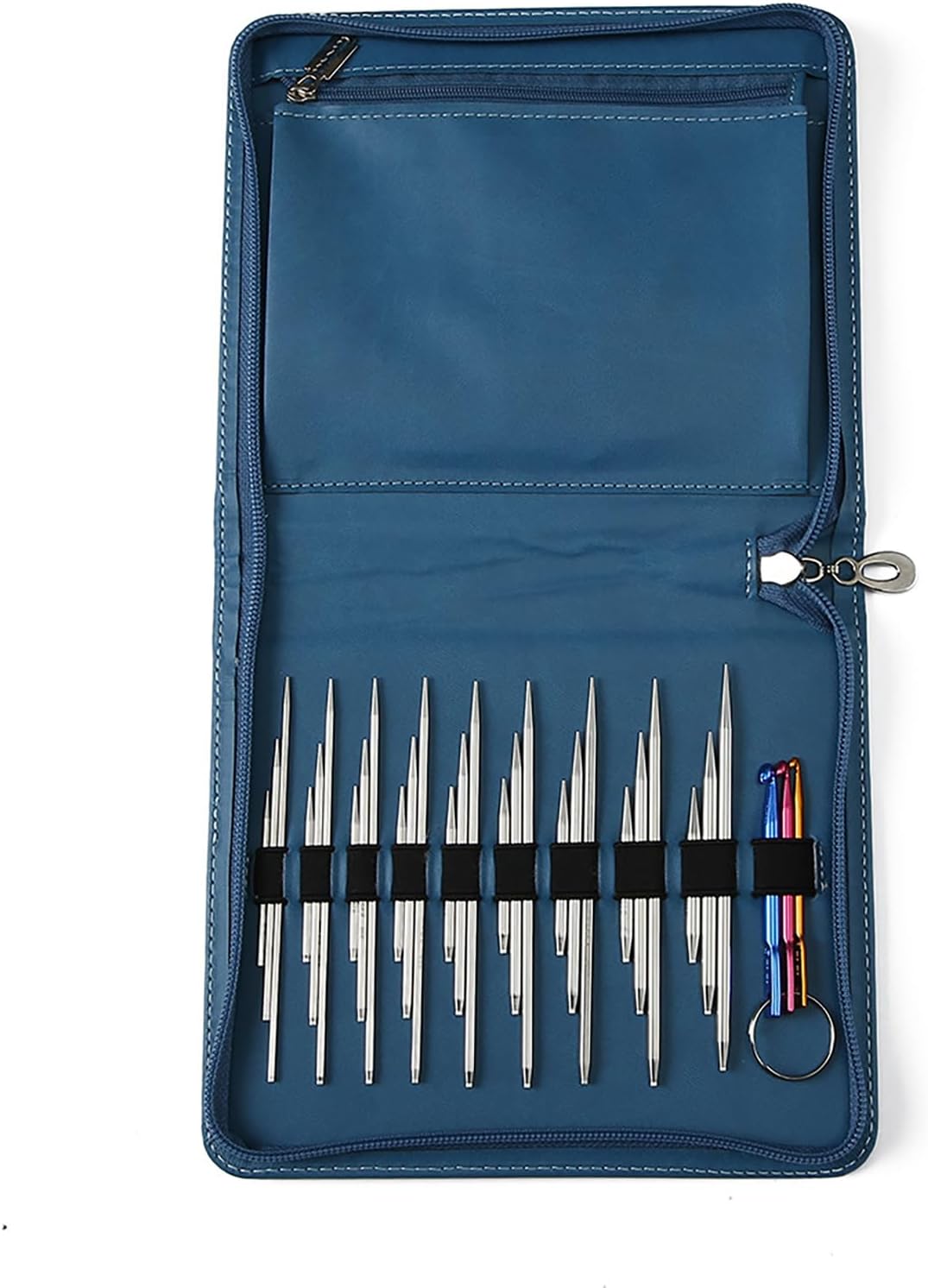 Knitting Tool Set Stainless Interchangeable Knitting Needle Knitting Starter Kits Great For Handmade Enthusiasts