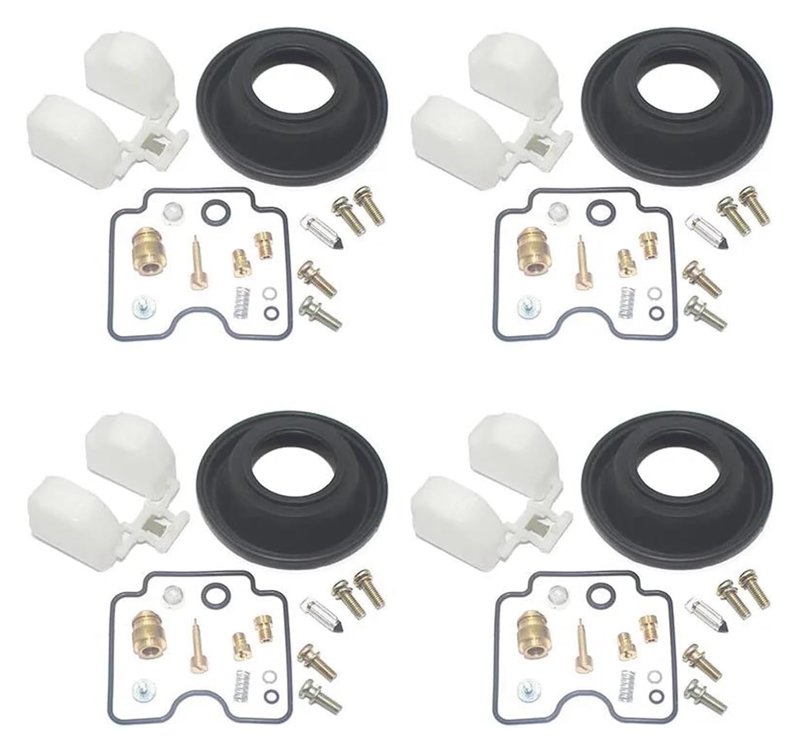 pour Yamaha pour Fazer FZS1000 2001-2002 pour FZS1000S 2003-2005 Moto Carburateur Kit De Réparation Flotteur Plongeur Membrane Carburateur réparation Kit