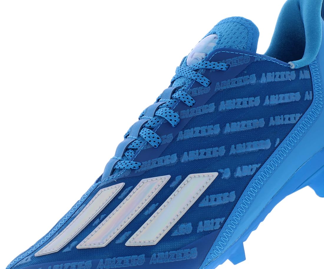 adidas Adizero Cleats Mens Shoes Size 11, Color: Cyan/Silver Metallic/Core Black