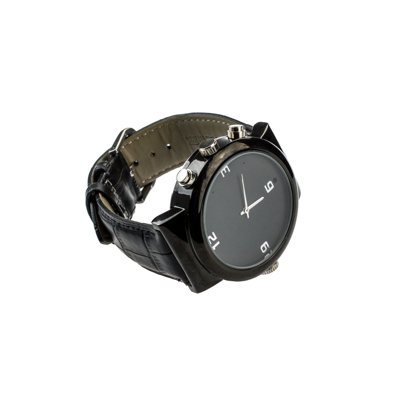 KOBERT GOODS A5 Full HD 1080P Überwachungs-Kamera in Einer Armbanduhr Mini Cam mit USB 2.0 Lade-Funktion Daueraufnahme Nachtsicht und Ton IR 12MP 32GB sowie Video-Aufnahmen