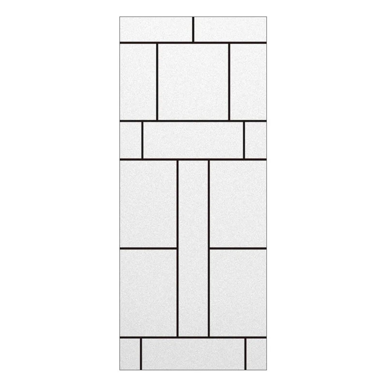 Window Film Simple Electrostatic Frosted Window Film Geometric Lines Window Tint Window Film Static Cling(CH-229-E,30x100cm)