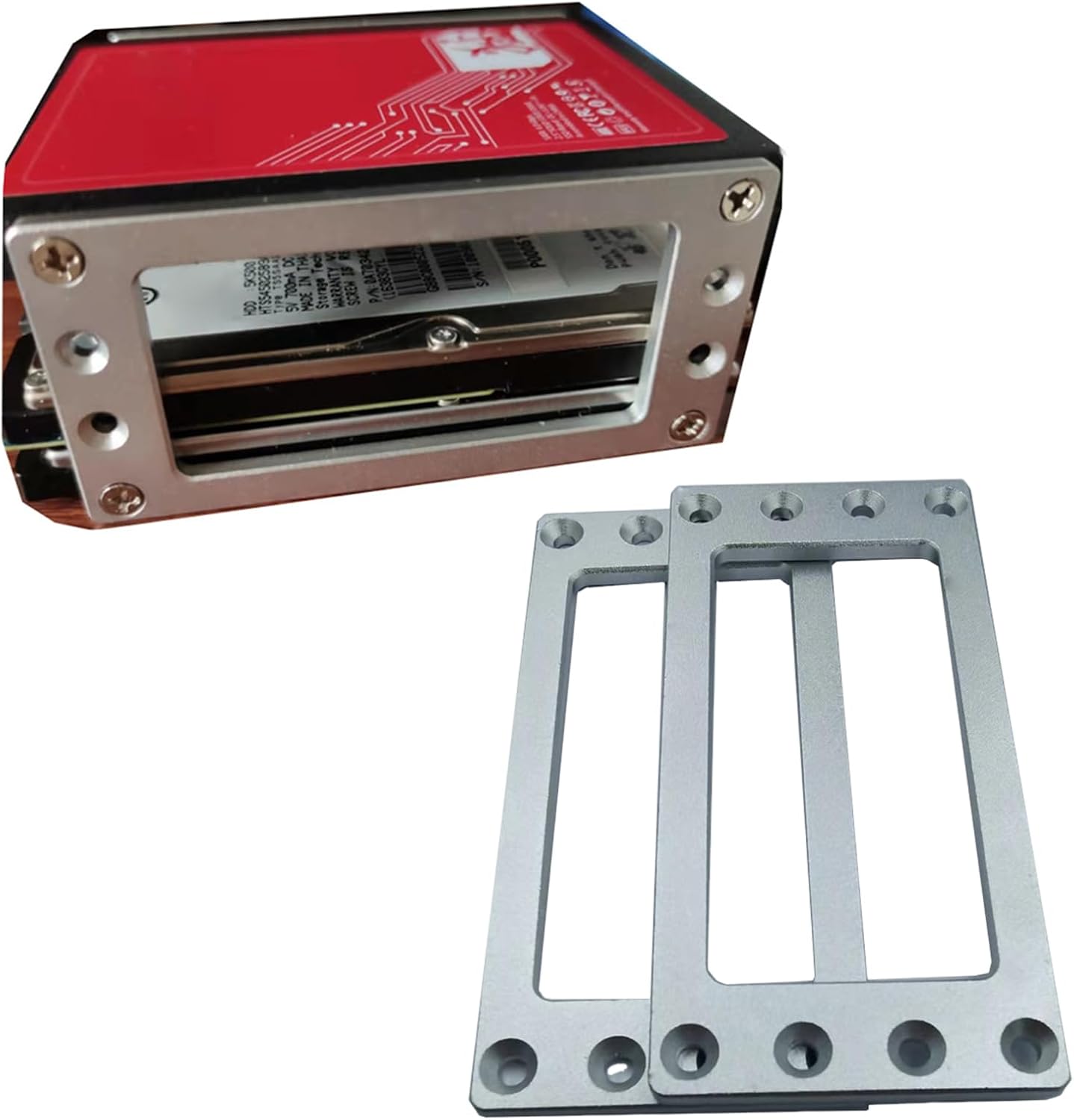 2.5in Solid Disk Mounting Bracket Aluminum Cooling Rack for 2.5Inch Hard Drive Solid Disk Multiple Layer Stackable