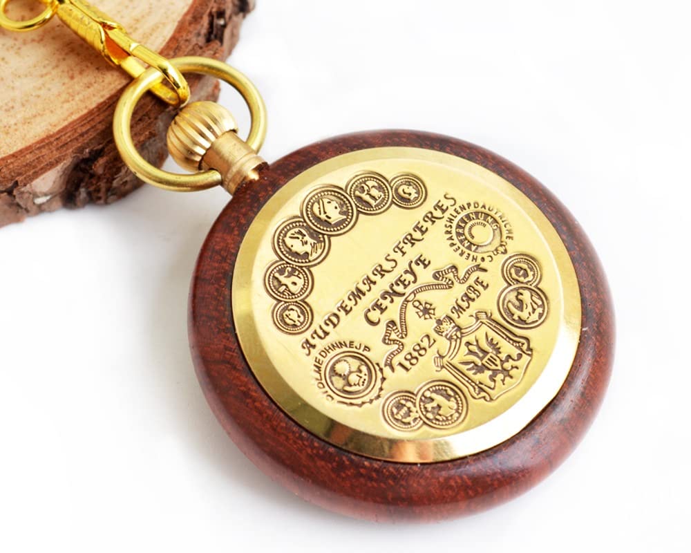 Orologio da Tasca Meccanico Romano d'Epoca con Catene for Regali di Compleanno