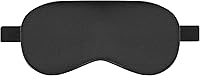 Vista 1 de Silk Sleep Mask, Adjustable Soft Eye Cover for Comfortable Sleep & Naps, Pressure-Free, Machine Washable - Black