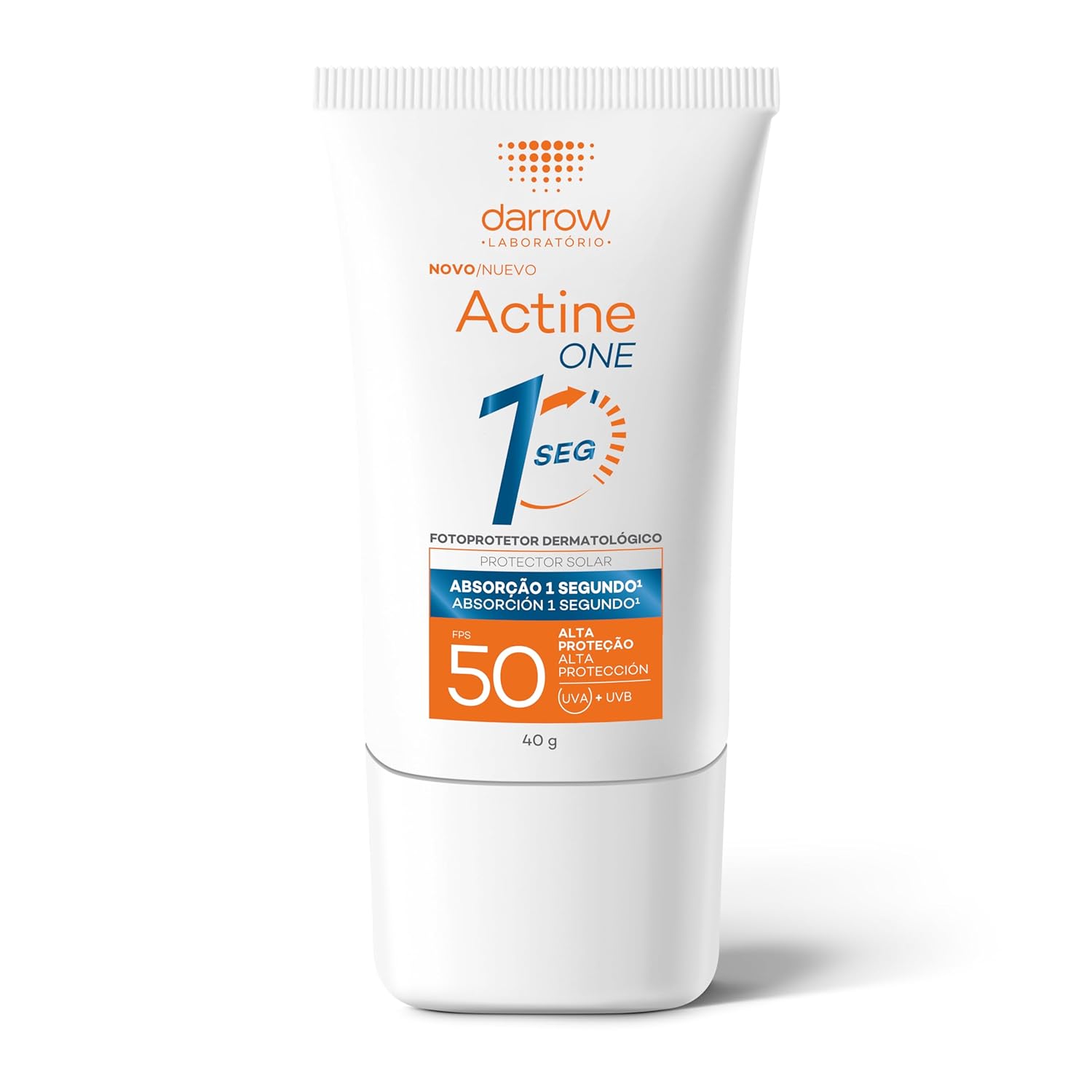 Darrow Actine One Protetor Solar Facial Sem Cor FPS50 40g