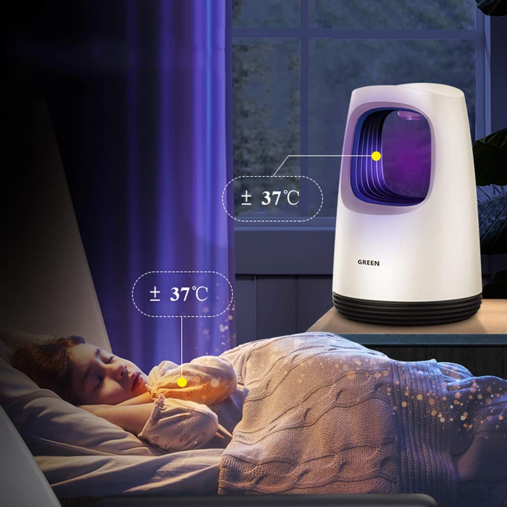 Lampada antizanzare con Trappola per zanzare - Assassino di zanzare Fisico bionico USB, Repellente per zanzare Silenzioso a Risparmio energetico, Soggiorno Camera da Letto per Bambini Sala d
