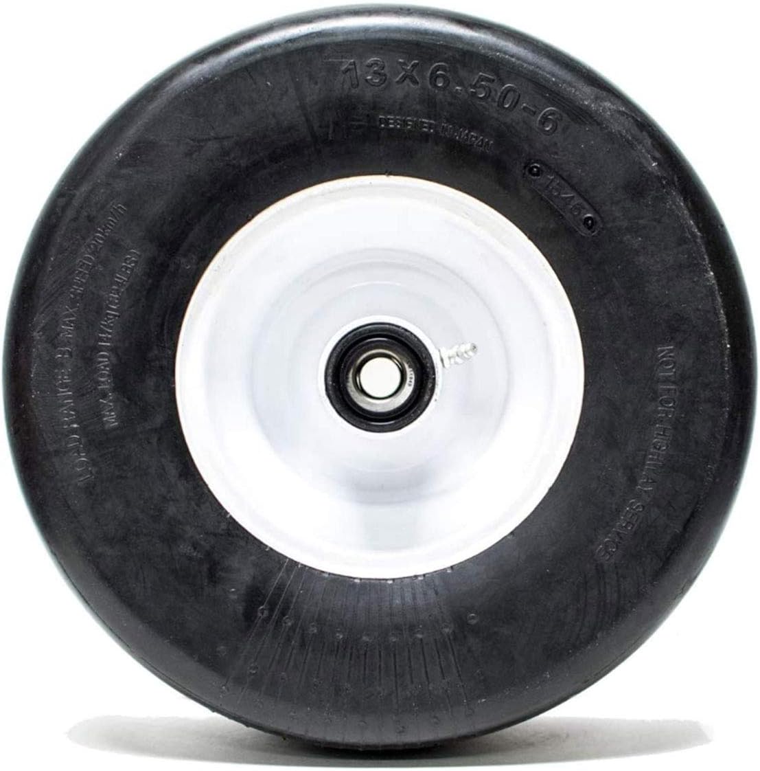 EPR 2PK Flat Free13x6.50-6 13x6.50x6 Puncture Proof Solid Wheel Assemblies Tires