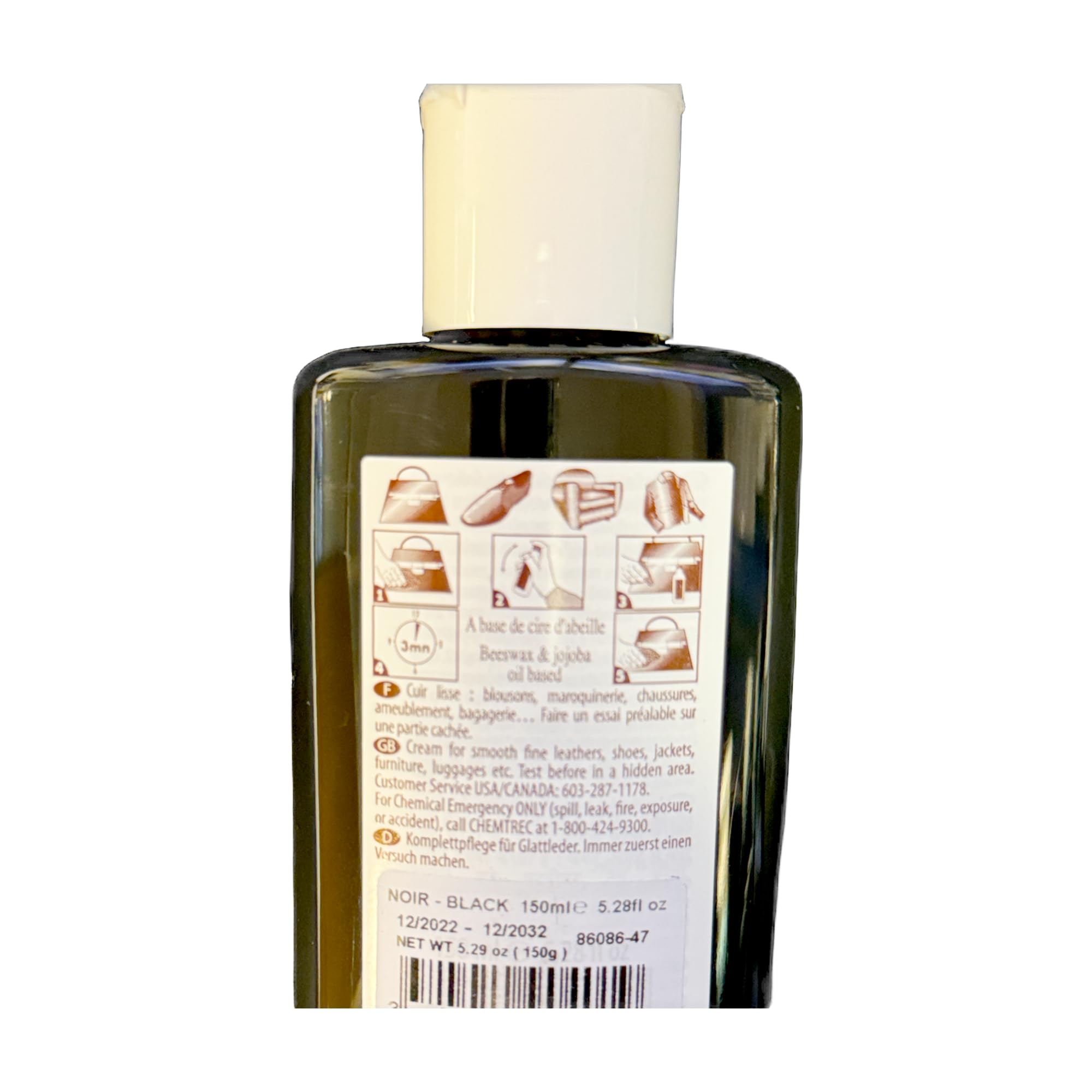 Saphir Creme Universelle balsam do skóry 150 ml - do gładkiej skóry - czarny