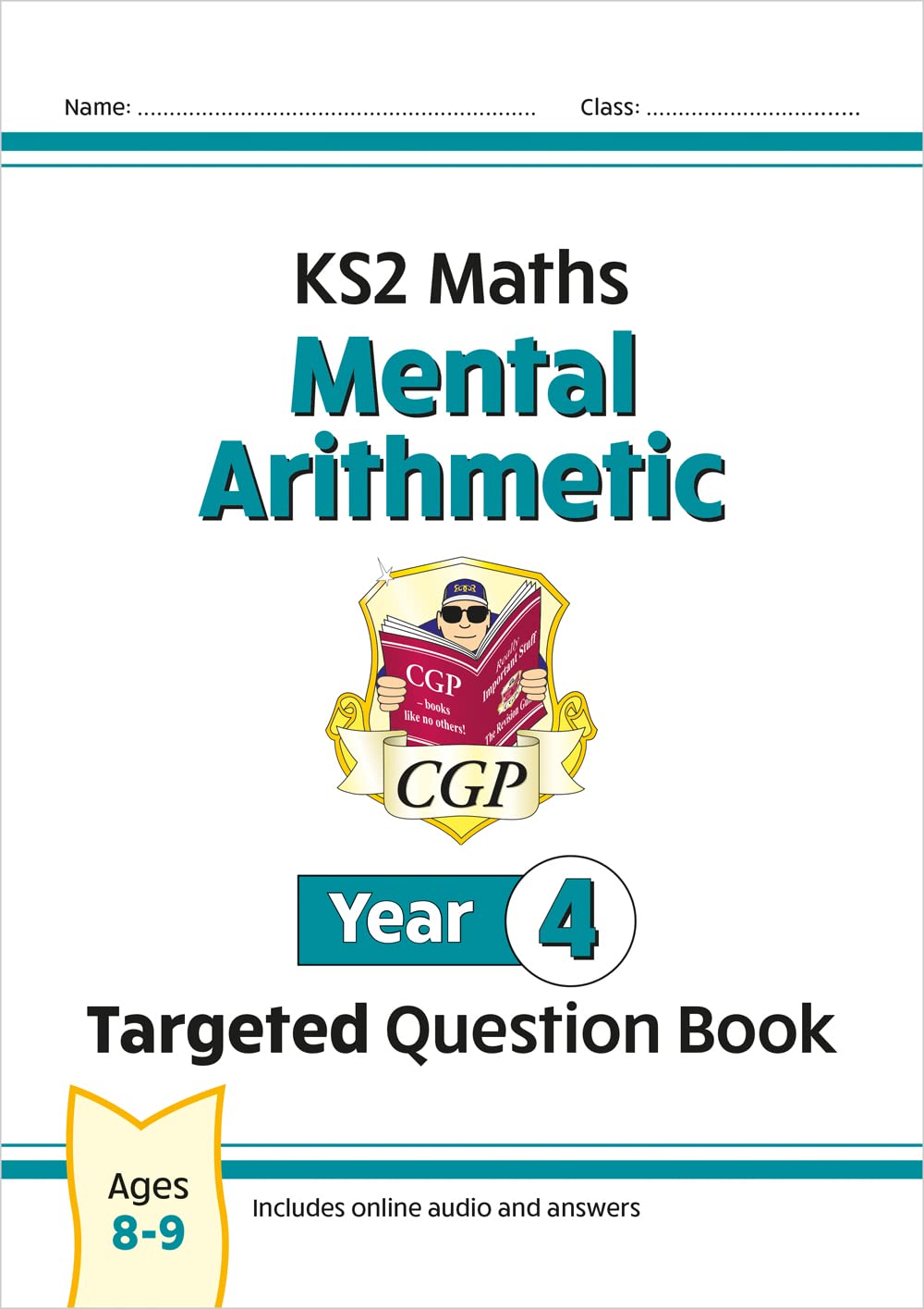 Coordination Group Publications Ltd (CGP) KS2 Maths Year 4 Mental Arithmetic Targeted Question Book (includes Online Answers & Audio Tests)