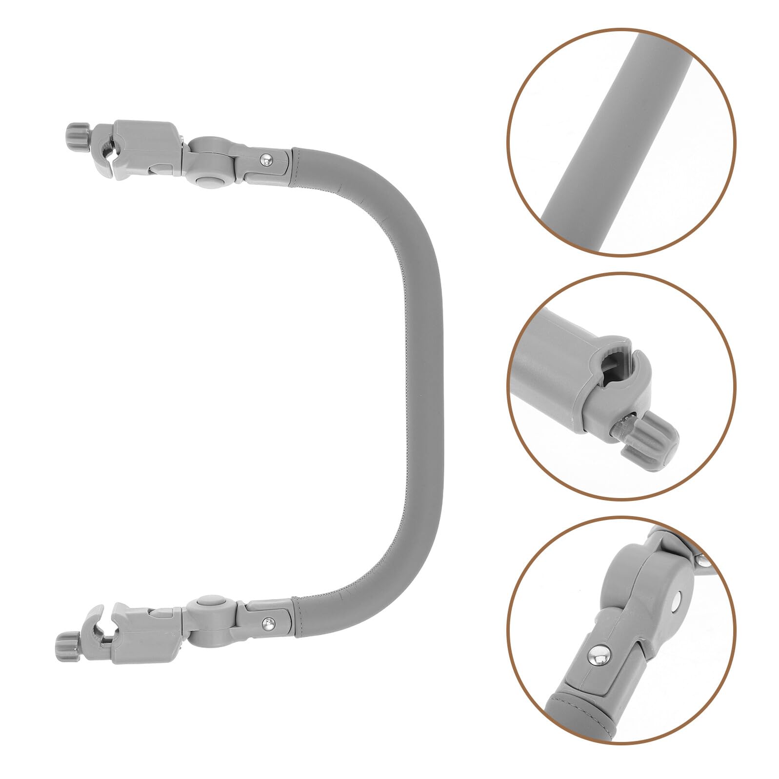 Barre D’appui pour Poussette Bébé, Sécurité Renforcée, Angle Réglable