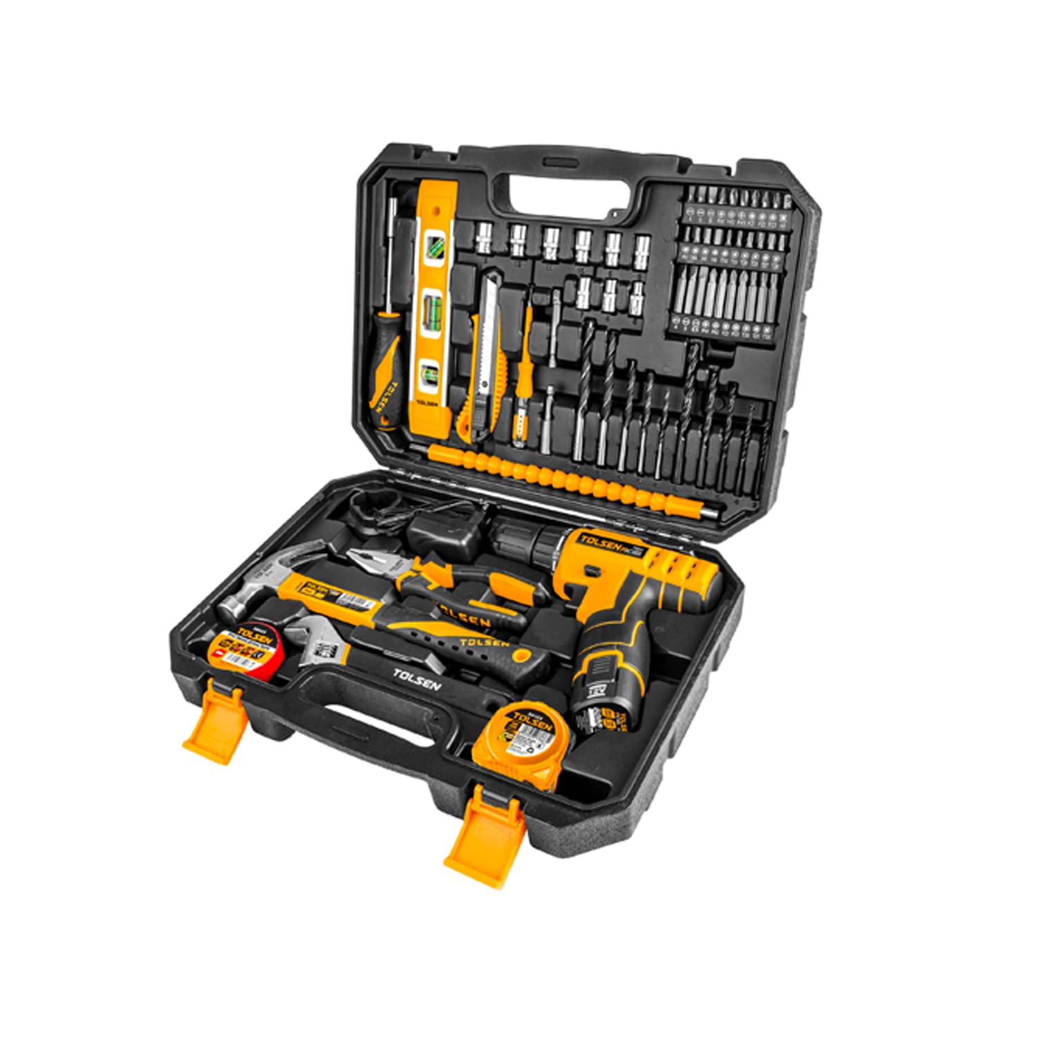 Avilia Taladro a batería de 12 V con 65 herramientas – Maletín con destornillador y cargador, ideal para profesionales y aficionados