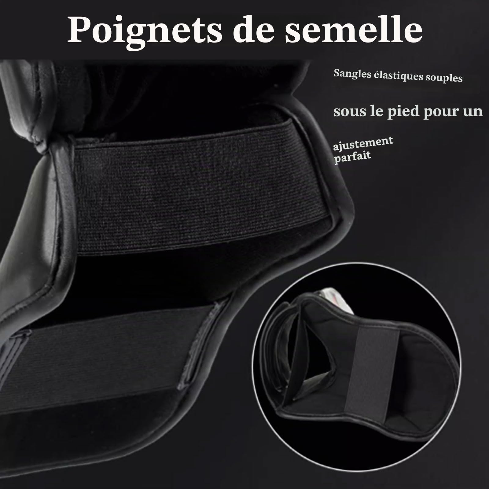 Protège-Tibias Boxe Mixte, Protection Tibia Pied pour Enfant, Adulte, Kickboxing, Muay Thai, Taekwondo, Arts Martiaux, Karaté, Entraînement