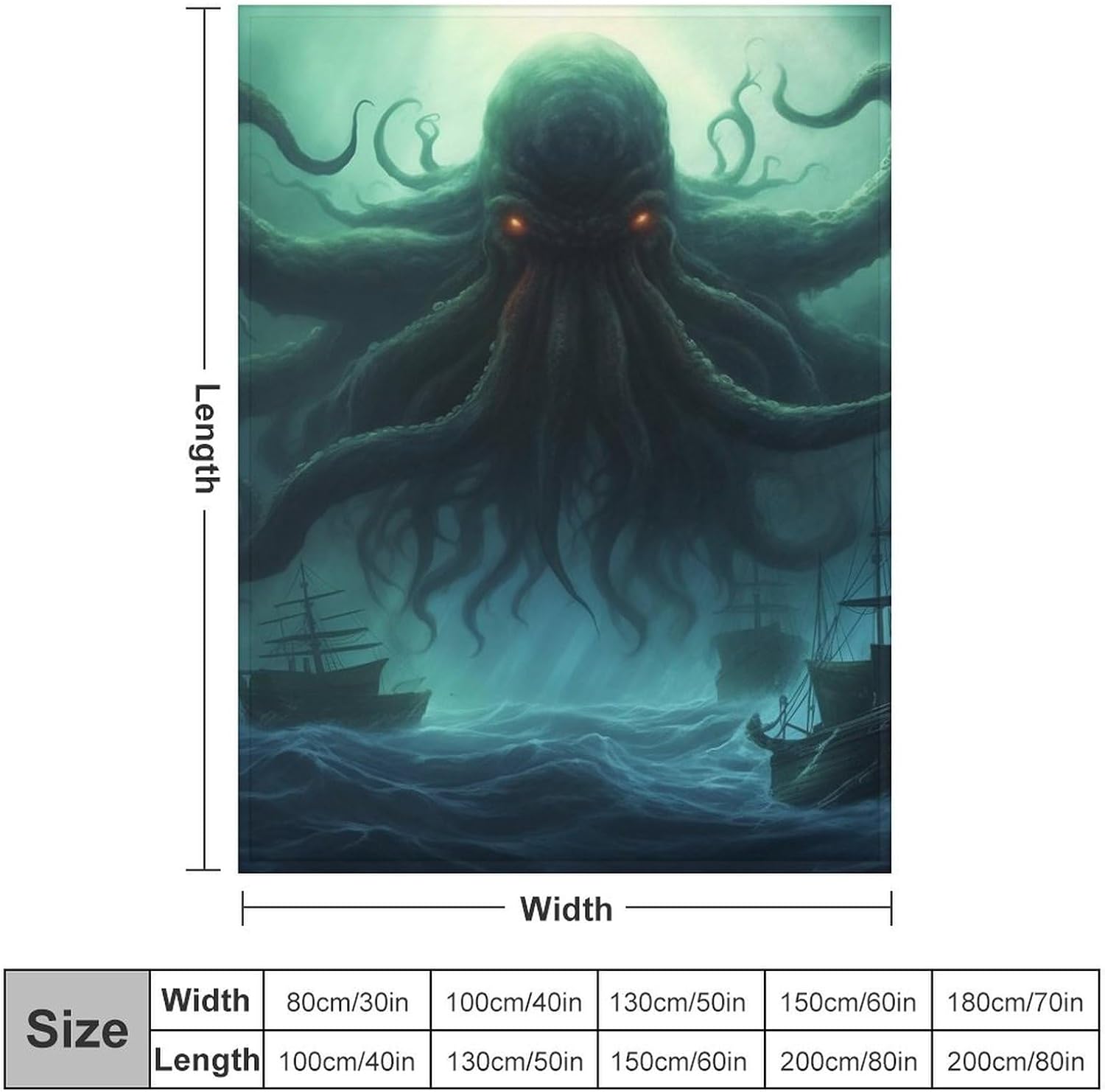 Dead Cthulhu Waits Dreaming Throw Blankets,Blanket Premium Super Soft Cozy Warm Bed Blanket Couch Decorative Throw Blankets for Living Room Bedroom Dorm
