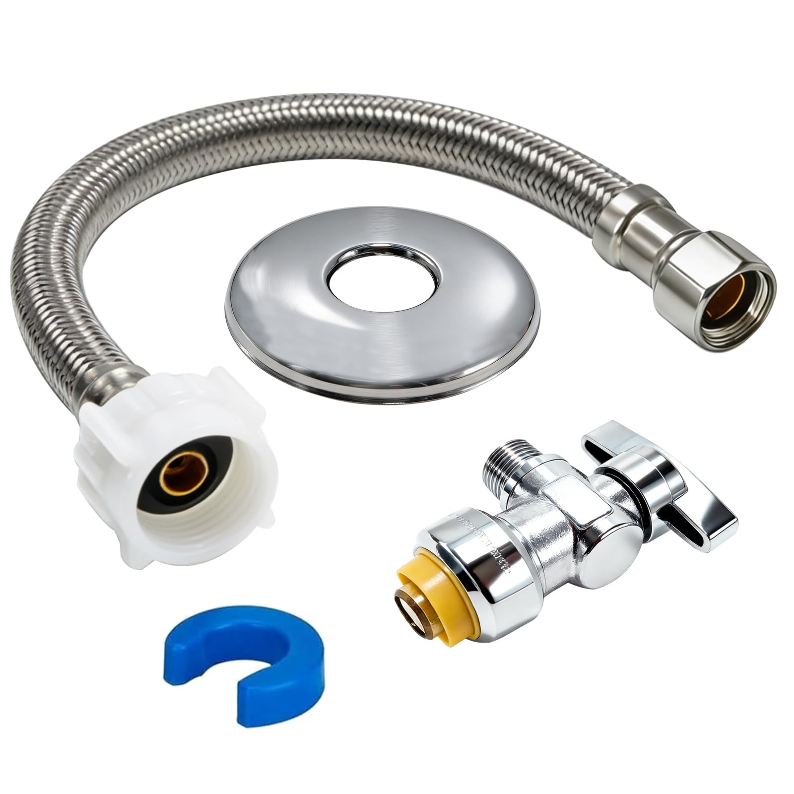 TT FLEX Toilet Supply Line Kit - 12" -8
