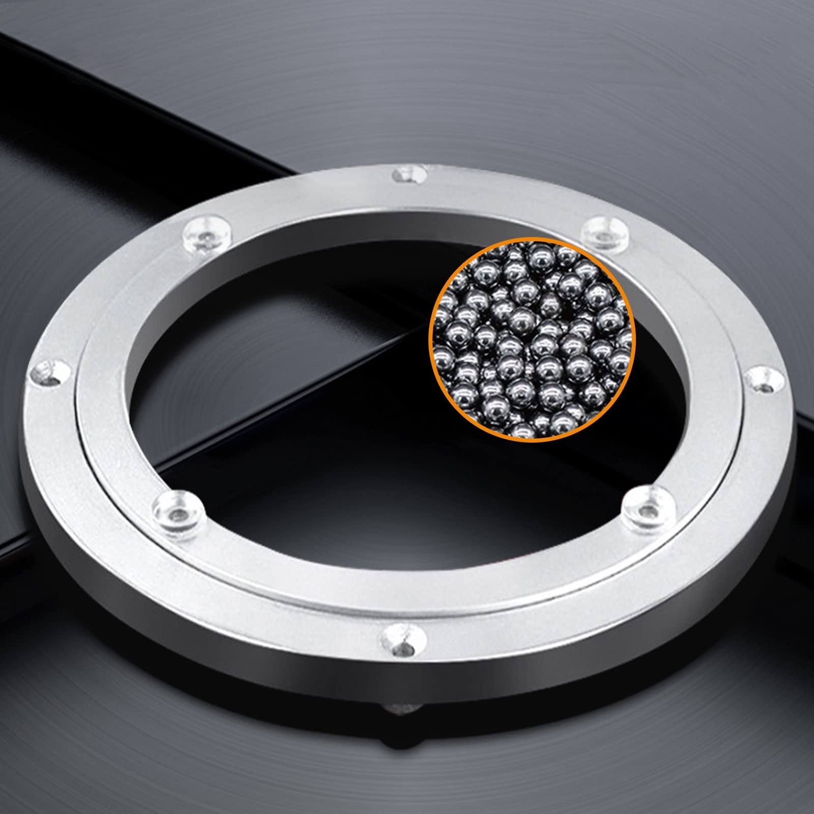 Anello for Cuscinetto for Giradischi Rotante, Vassoio Girevole In Alluminio