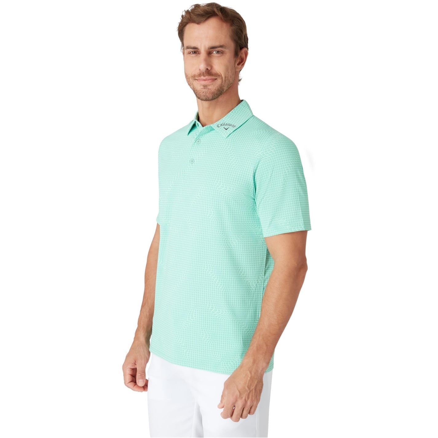 Callaway Men's Short-Sleeve Performance Polo Shirt Green Extra Large
