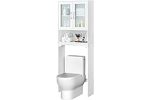 Yaheetech Over the Toilet Storage Cabinet: Maximize Space in Style