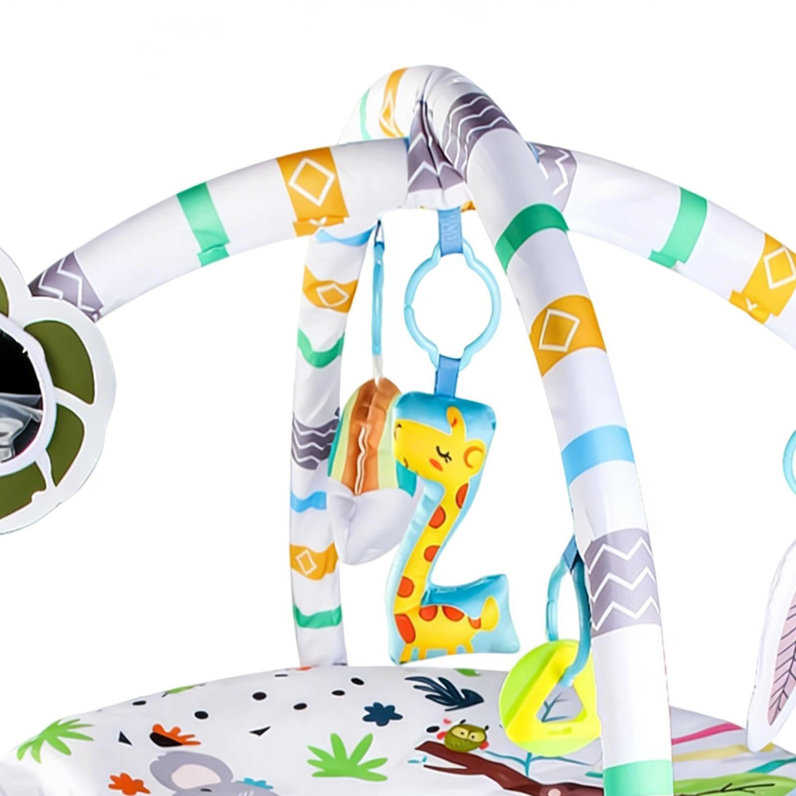 Tappetino per bambini pieghevole, morbido, pieghevole e portatile, design educativo | Tappetino per attività per neonati e bambini per gattonare, giardino, parco, asilo, compleanno, riposo, camera da letto,