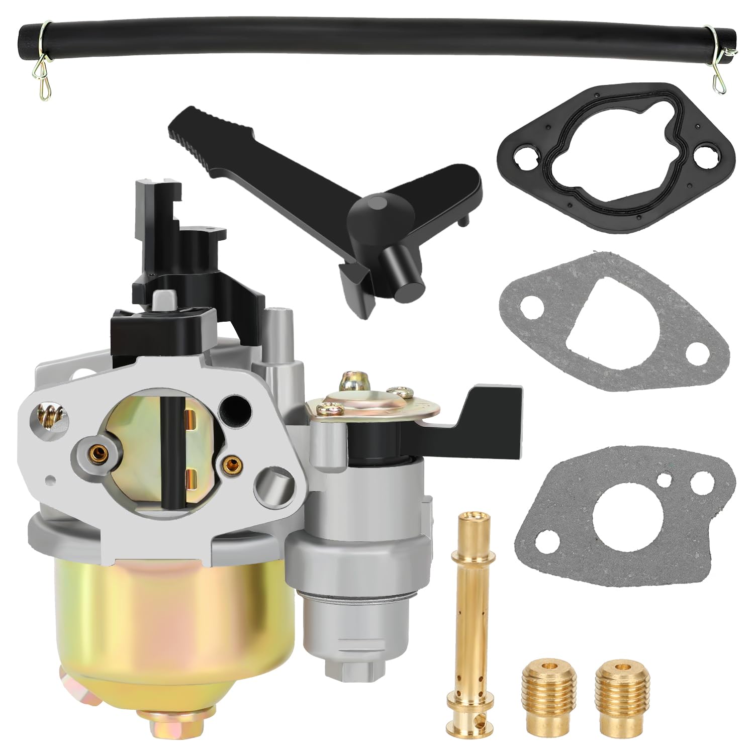 YOXUFA Performance Carburetor Main Jet Kit for Coleman Mini Bike CT200U CT200U-EX BT200X 196cc 6.5HP Predator 212 224 Baja Warrior MB200 TrailMaster XRX KT196 Go Kart Powersports Parts