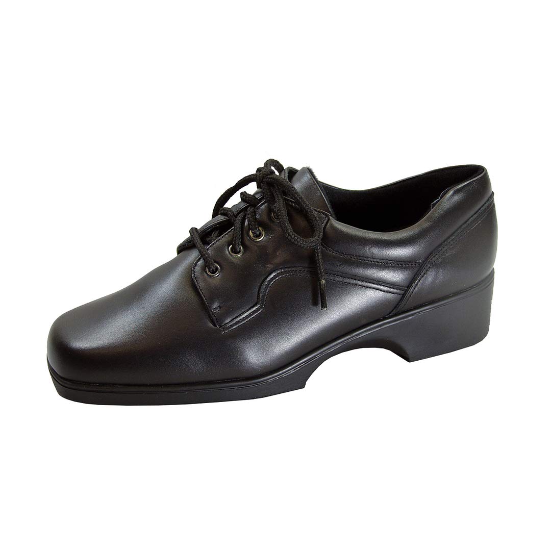 24 Hour Comfort Cherie Women's Wide Width Leather Lace-Up Oxford Shoes