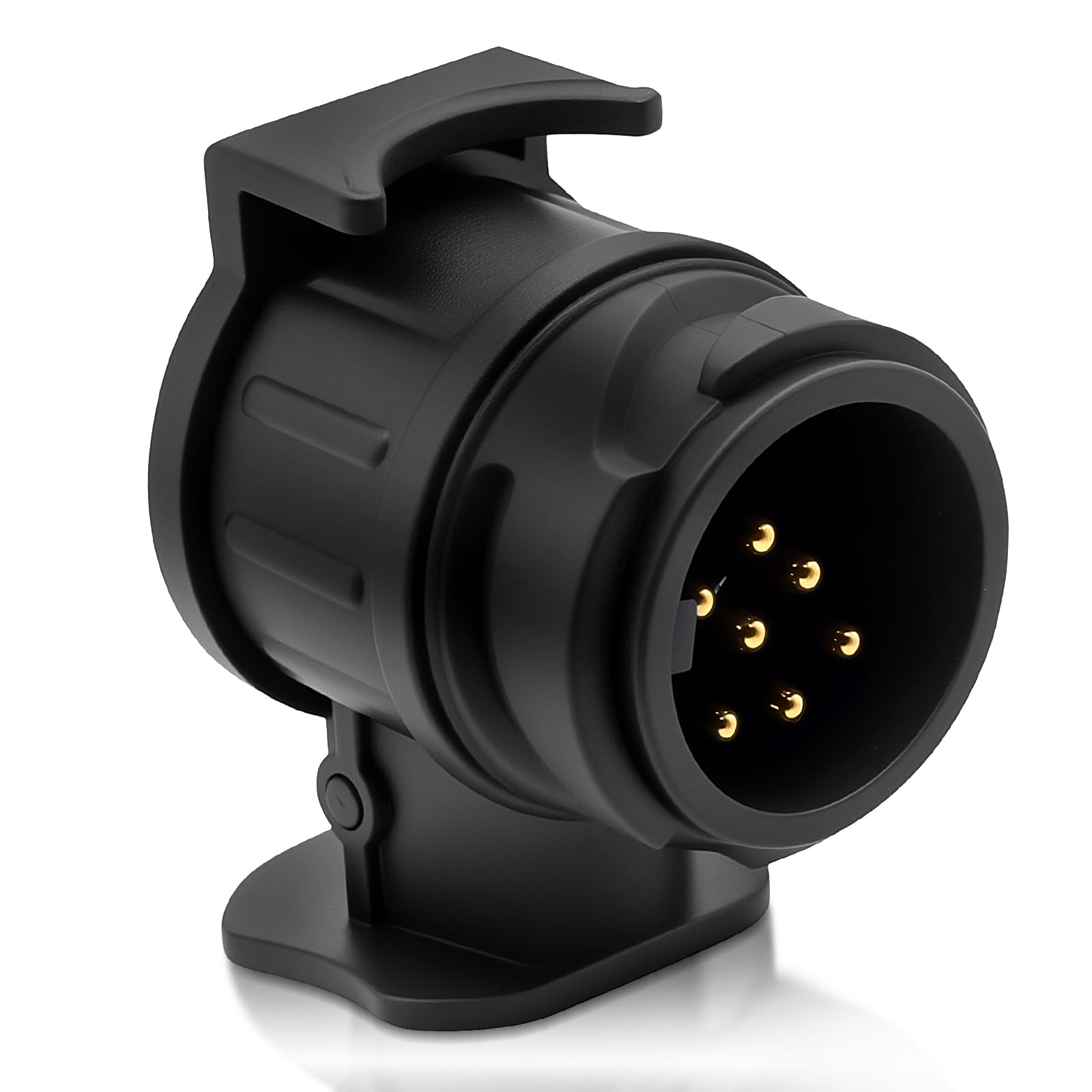 YESLUSY Adapter 13 auf 7-polig, 12 V Adapter für Anhängersteckdose von 13 auf 7 Pins, wasserdicht, für Auto, RV, Anhängerkupplung, Fahrradträger