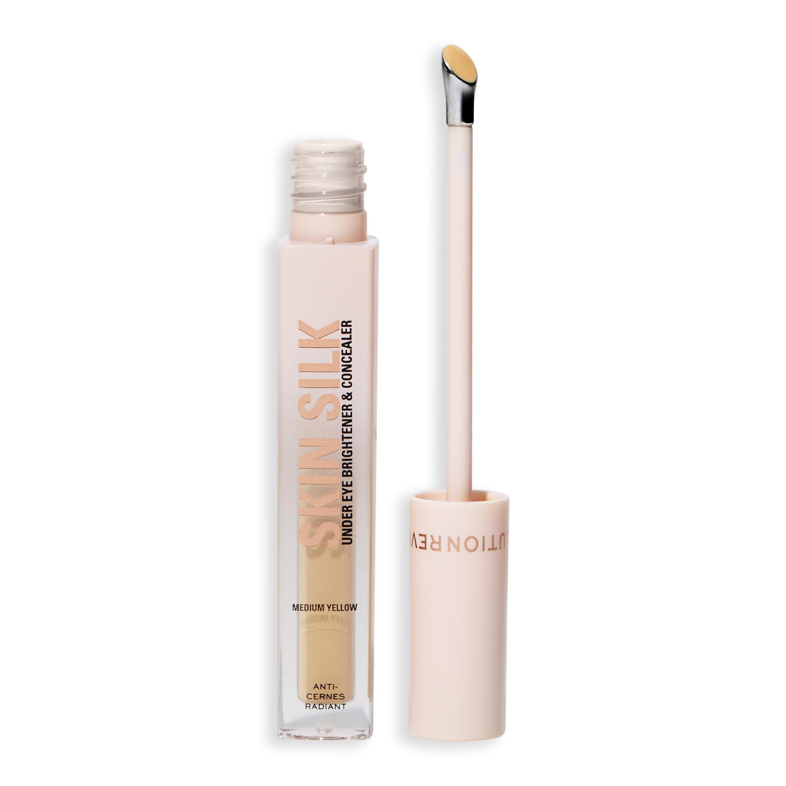 Revolution, Skin Silk Radiant Serum Under Eye Brightener, Hydrates & Smooths Under Eye with Hyaluronic Acid & Squalane