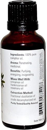 Miniatura 2 de Now Foods Aceites Esenciales Alcanfor - 1 fl oz