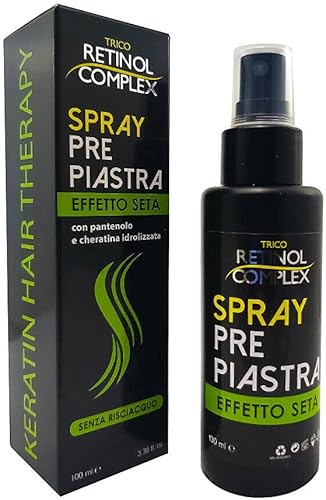 Spray protector de Calor con efecto seda con pantenol y queratina hidrolizada - 