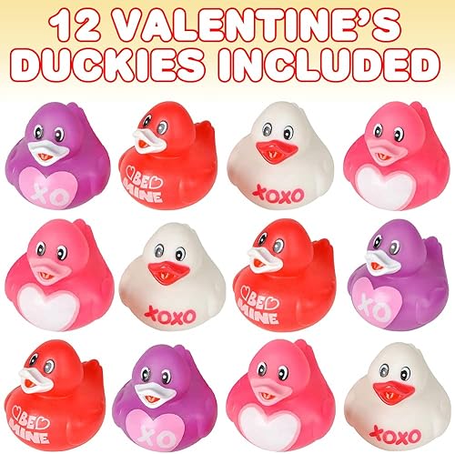 Miniatura 9 de ArtCreativity - Patitos de goma navideños, paquete de 12 juguete para bañeras y piscinas, divertidos artículos para carnaval o fiesta de Navidad,