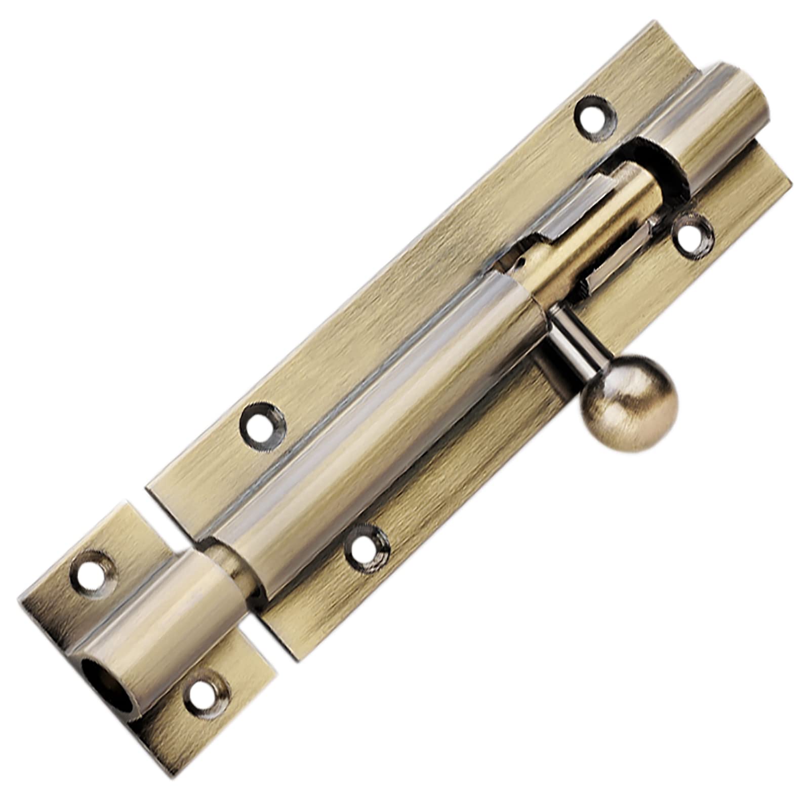 NVSFZGIYG Door Lock,Gate Bolt Stainless,Slide,Solid Cast Zinc Alloy Barrel, Thickened, Easy to Install, Latch for Doors, Windows