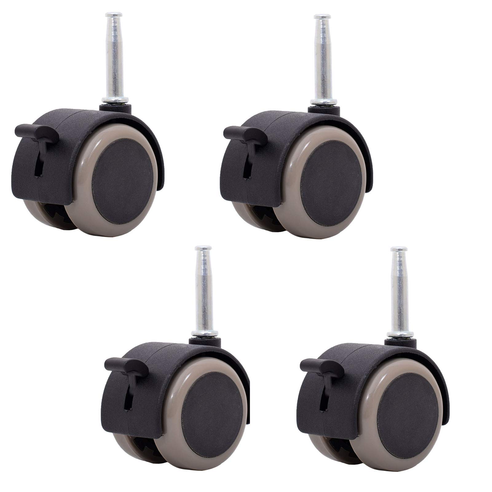 Roulettes de berceau enfant lot de 4 pivotantes à 360° avec freins