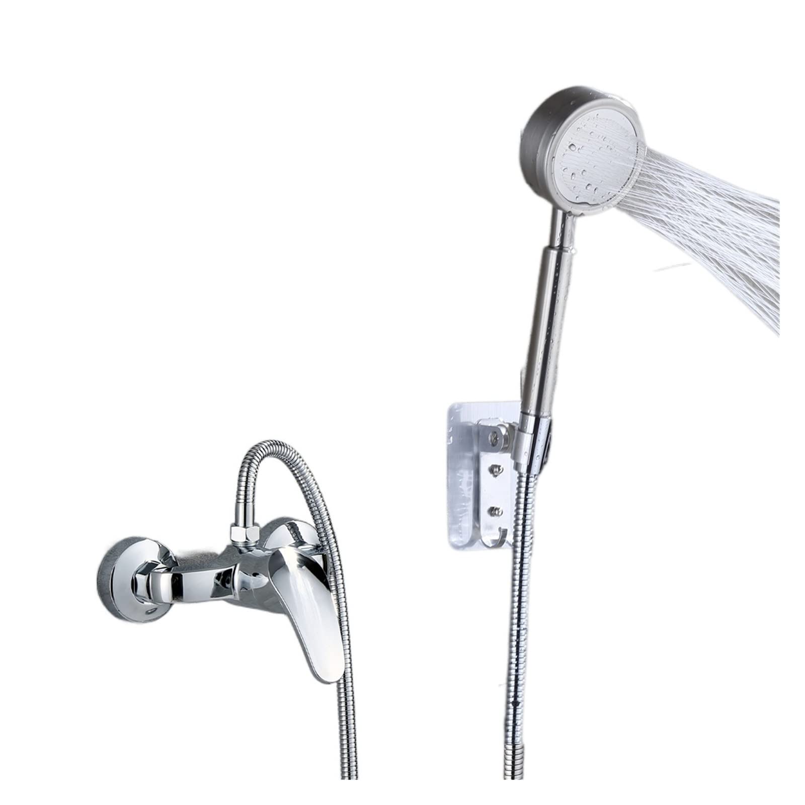 Robinet de douche cascade mural mitigeur salle de bain baignoire toilettes