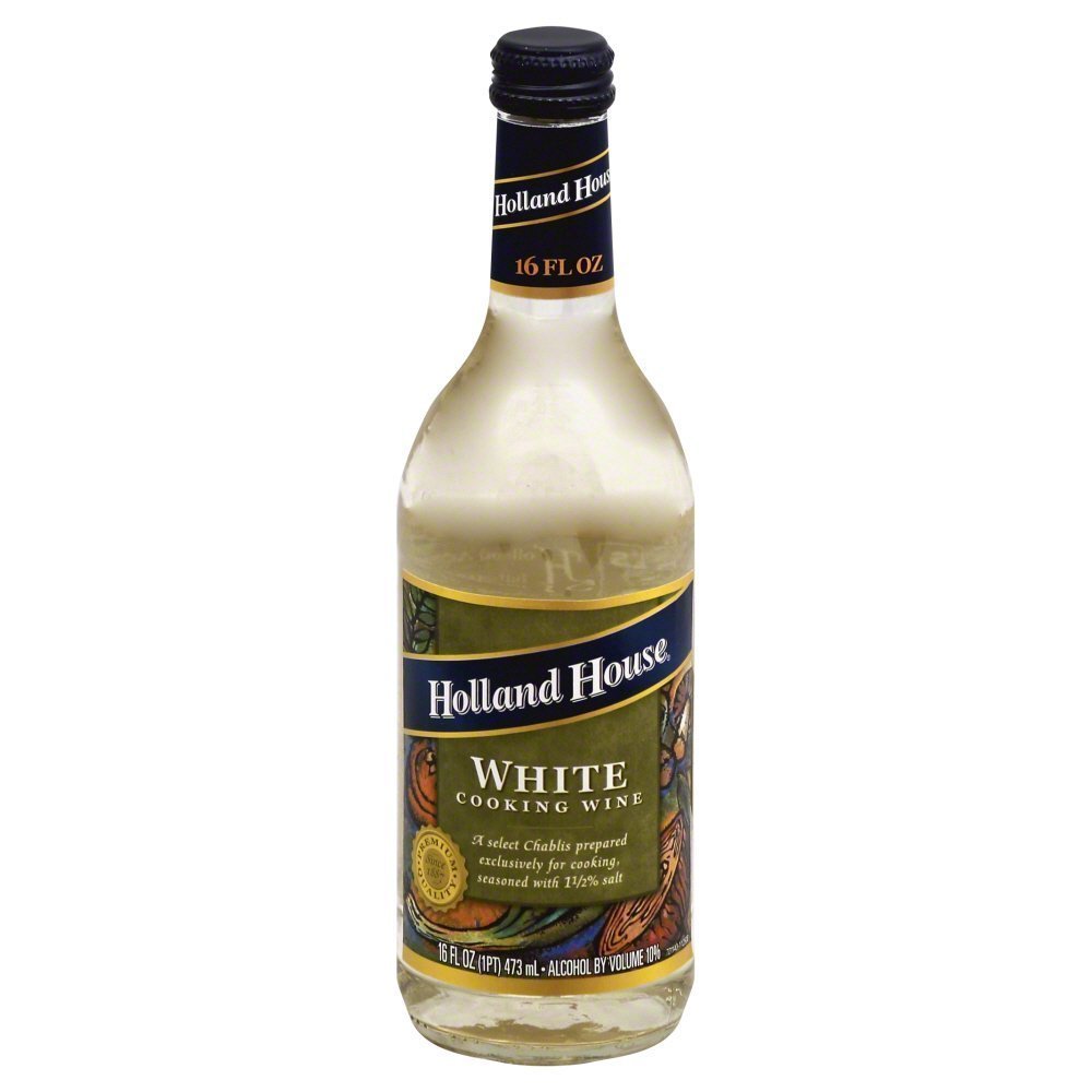 Holland House Holland House White Cooking Wine - White - Case of 12 - 16 Fl oz.