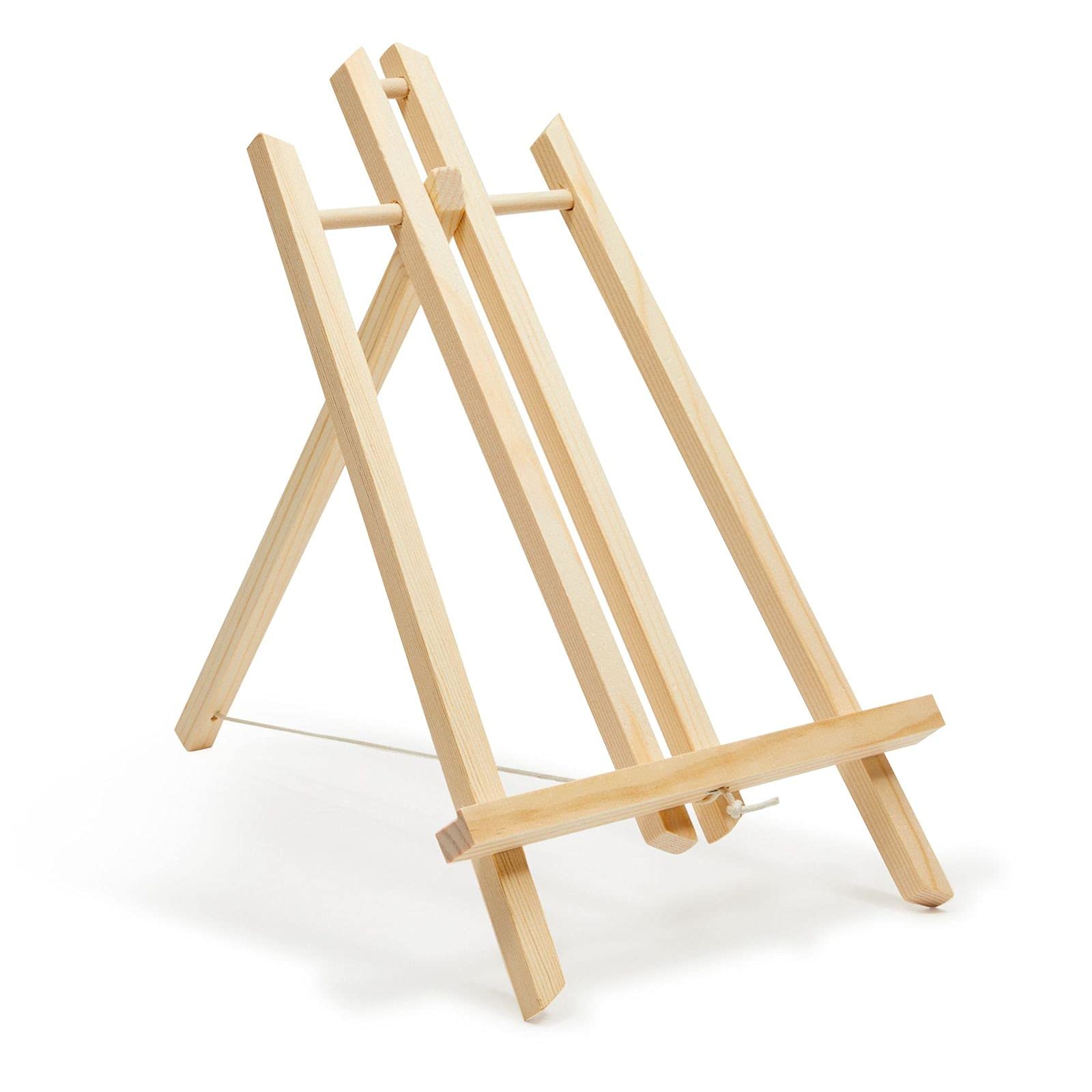 12 x 9 inch Wooden Tabletop Easel for Painting, Art Canvas, Kids