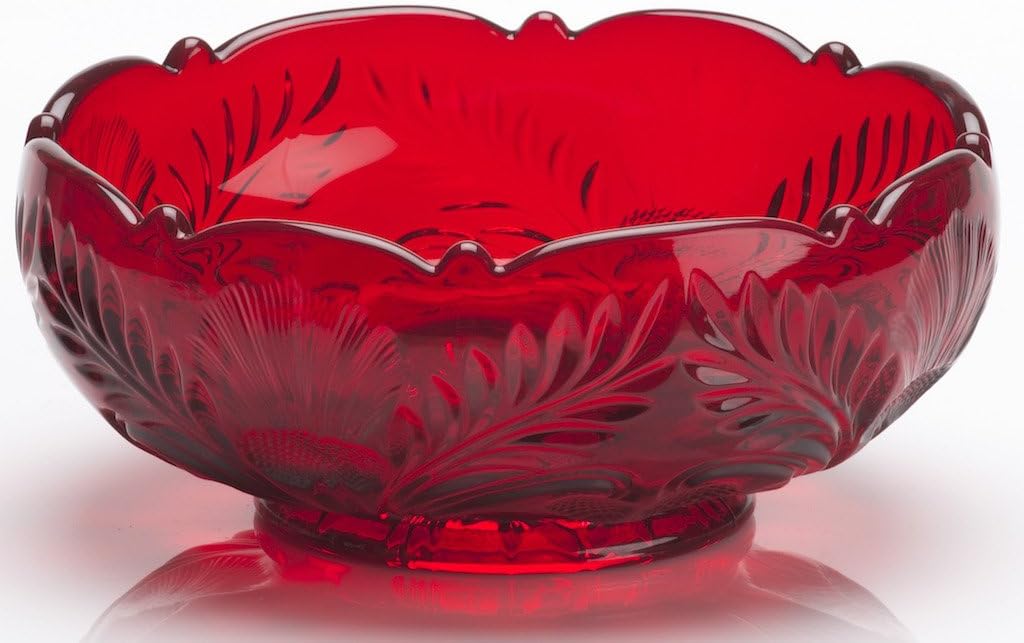 Godinger Dublin Red Crystal Serving Bowl Serving Bowls