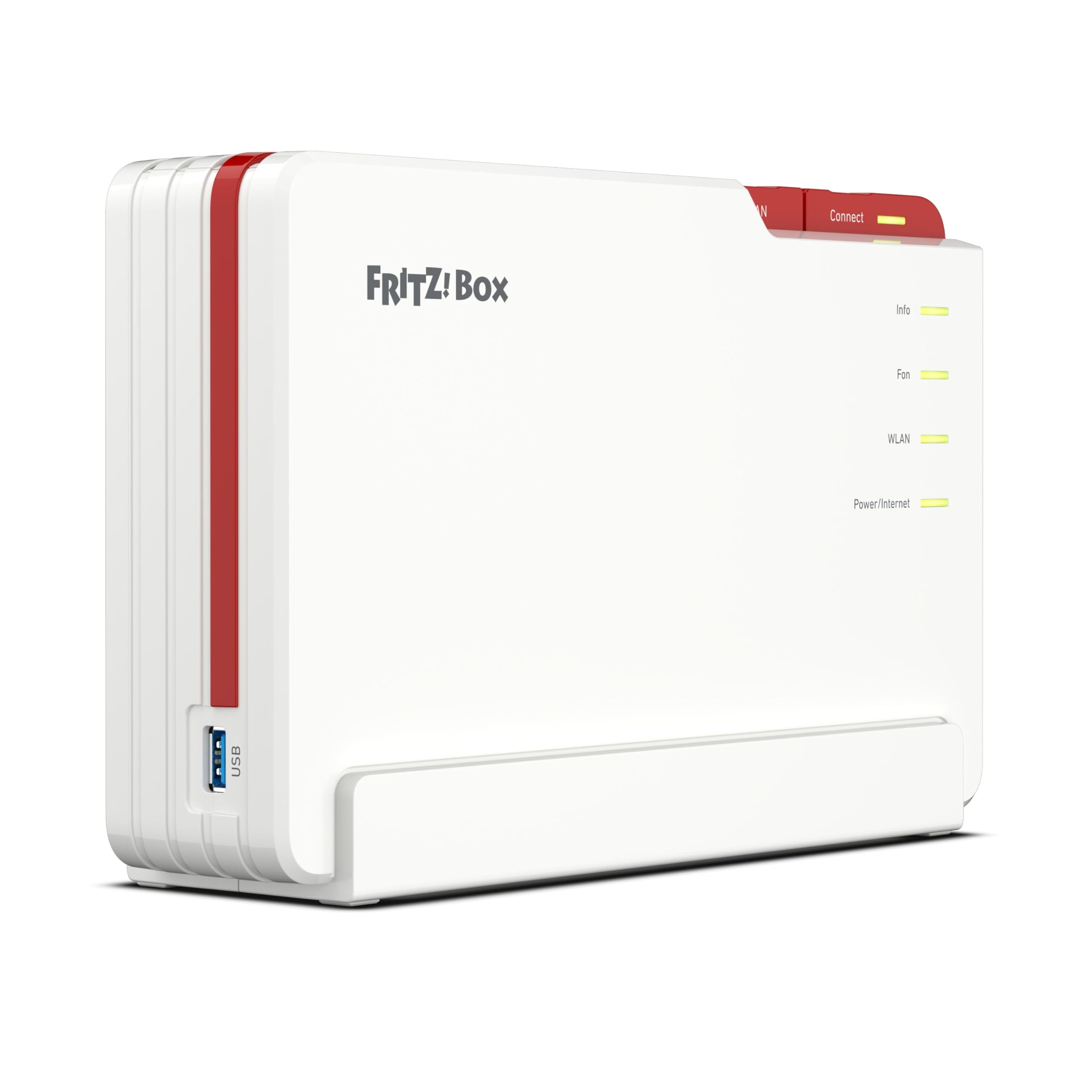 FRITZ!Box 5690 Pro (Wi-Fi 7 Premium DSL- und Glasfaser-Router mit Triband (2,4 GHz, 5 GHz, 6 GHz) bis zu 18,5 GBit/s, für Glasfaser & DSL-Anschlüsse, WLAN Mesh, DECT-Basis, internationale Version)