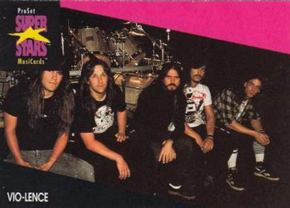 1991 Pro Set SuperStars MusiCards #243A Vio-lence NonSport