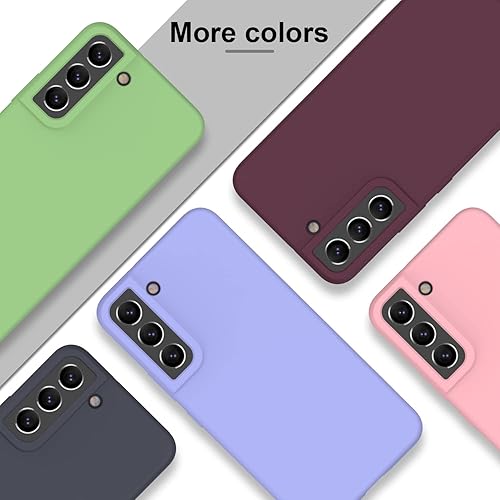 Miniatura 8 de DEENAKIN Funda para Samsung Galaxy S22, funda protectora de goma de gel de silicona suave y flexible, ajuste delgado, cuerpo completo, a prueba de