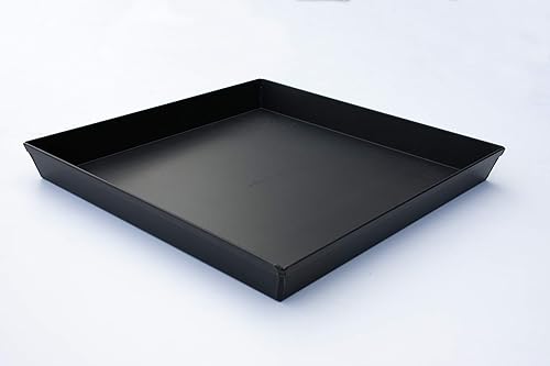 LloydPans Sartén para pizza estilo siciliano de 14 x 14 x 1.5 pulgadas, pre-sazonada