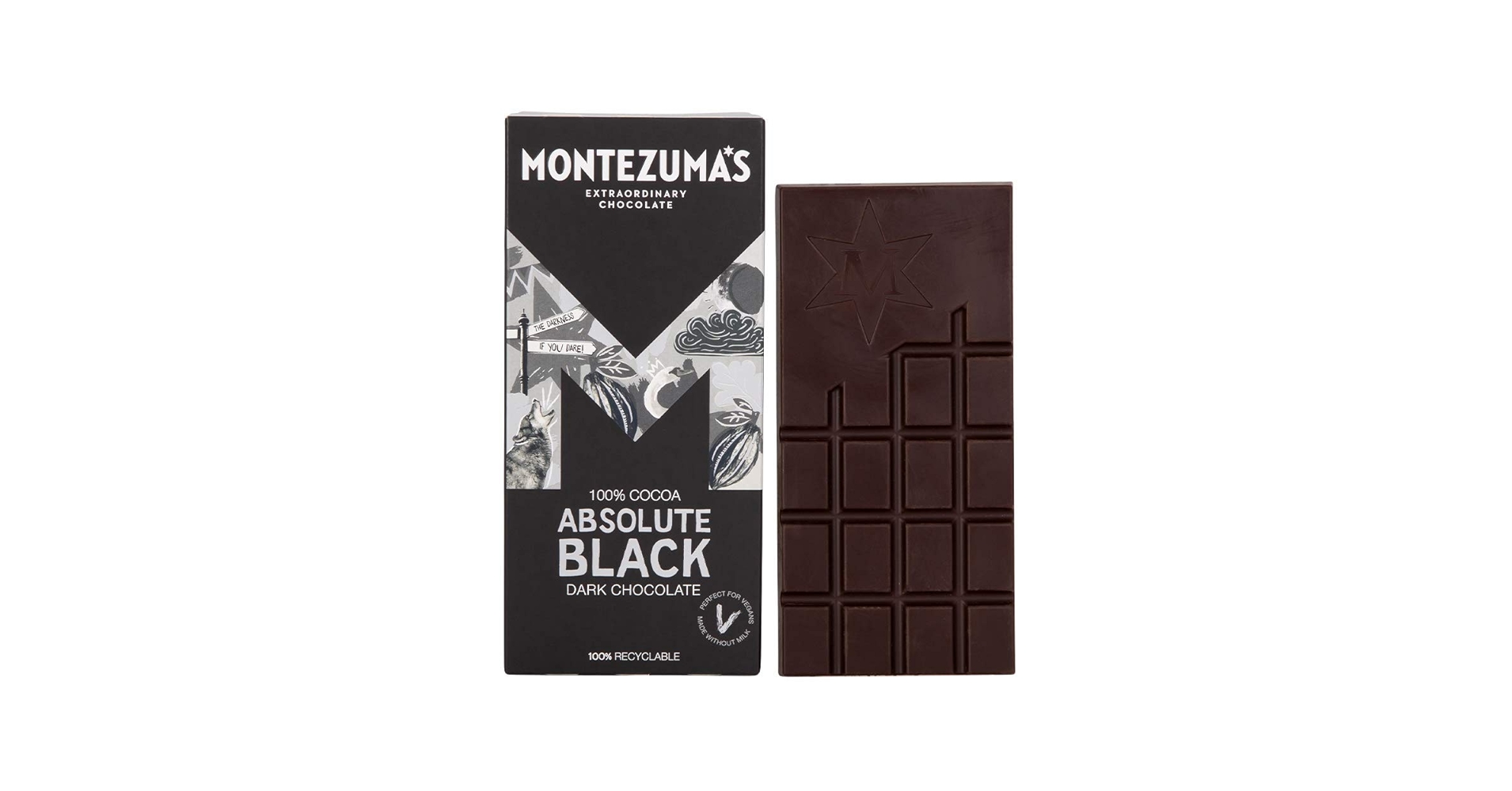 Amazon.com : Montezuma Dark Chocolate Absolute Black 100