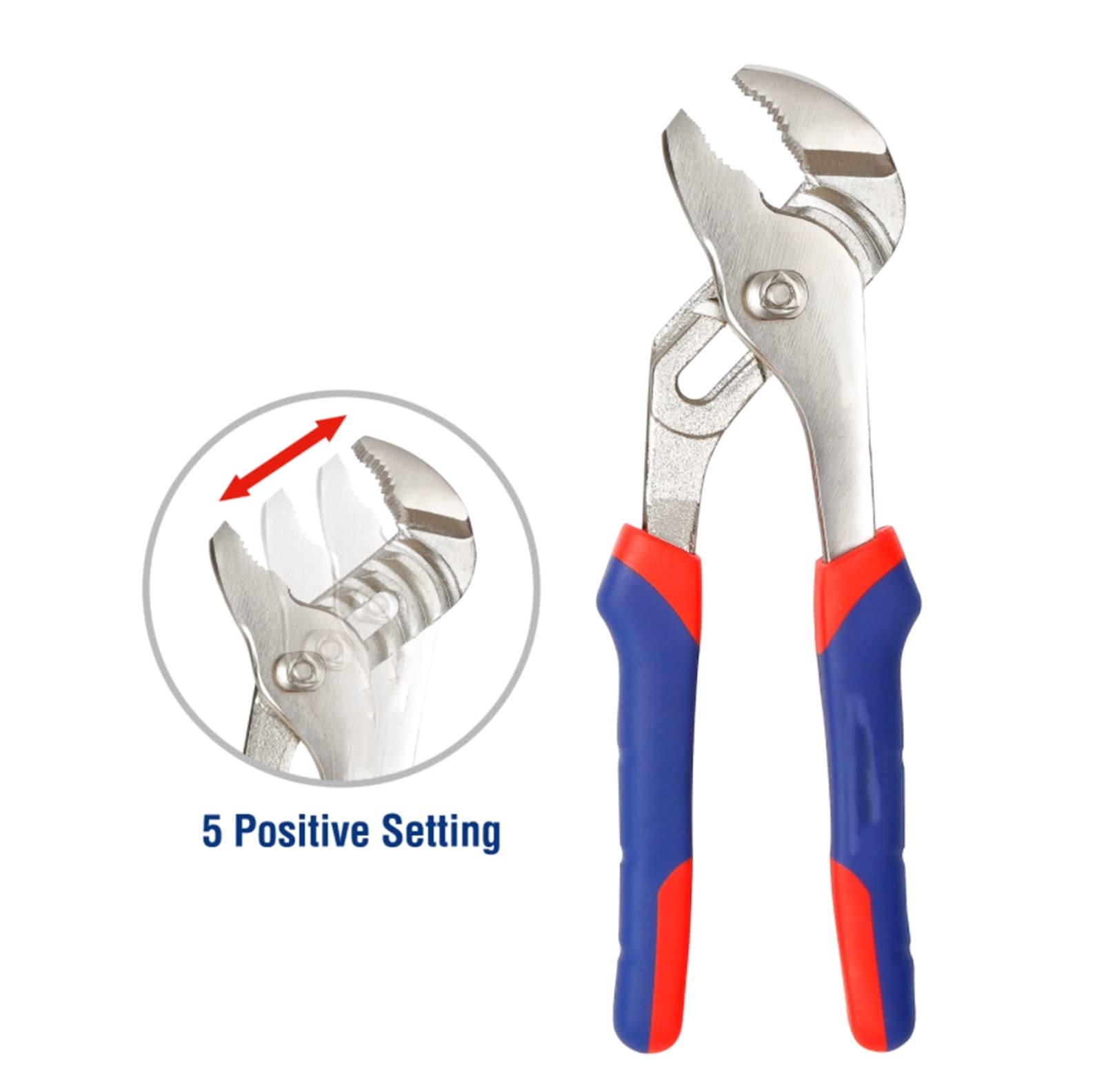 FIT dla 8 "10" szczypce pompy wodnej Szybkie uwalnianie szczypce hydrauliczne Prosto JAW Rowek (Color : 10 Inch Pliers)