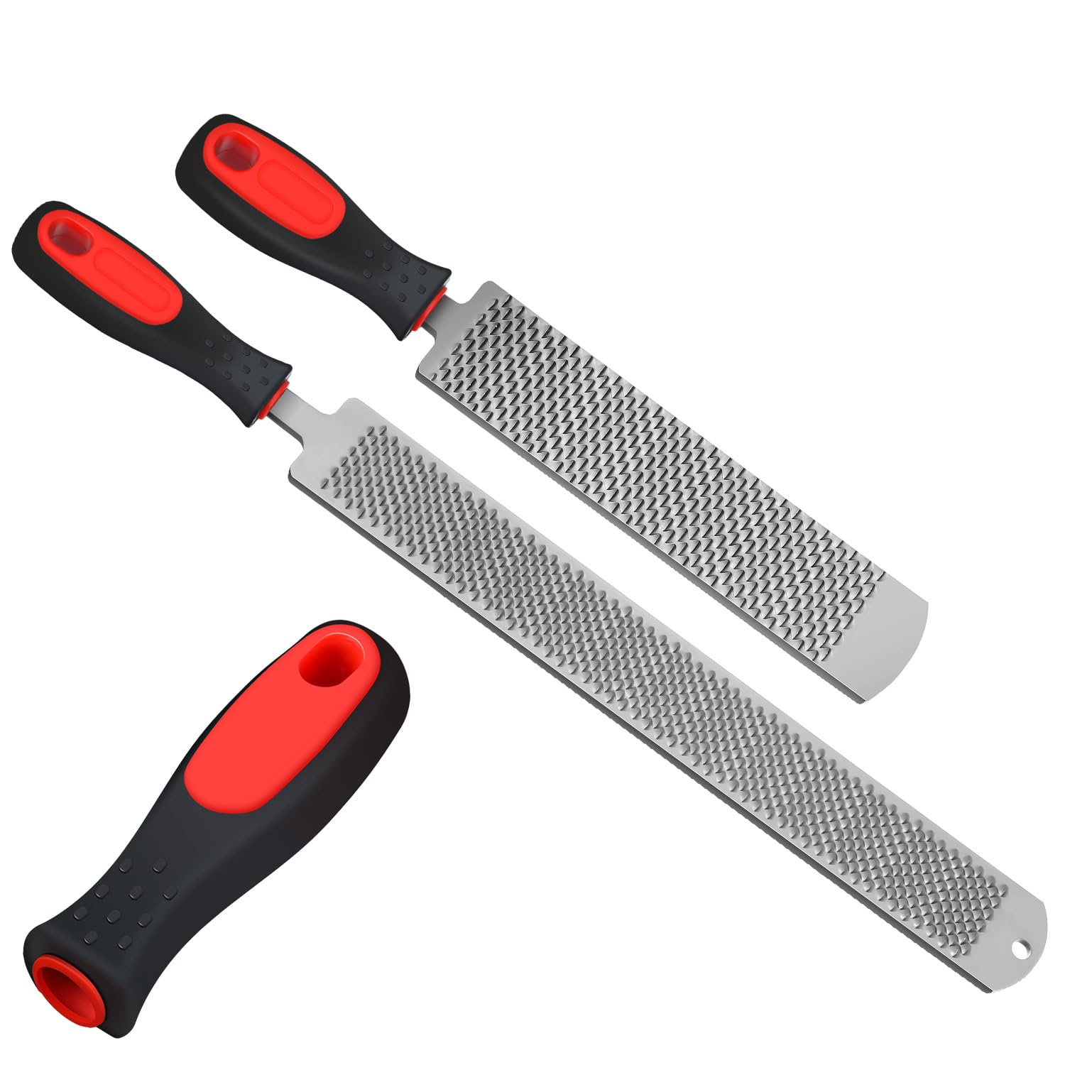 Gisafai 2 Pcs 18 and 12 Inch Rasps for Shoeing Horses with Handle Trimming File Carbon Steel Farrier Tools for Repair Horse Hooves Goat Hooves Cow