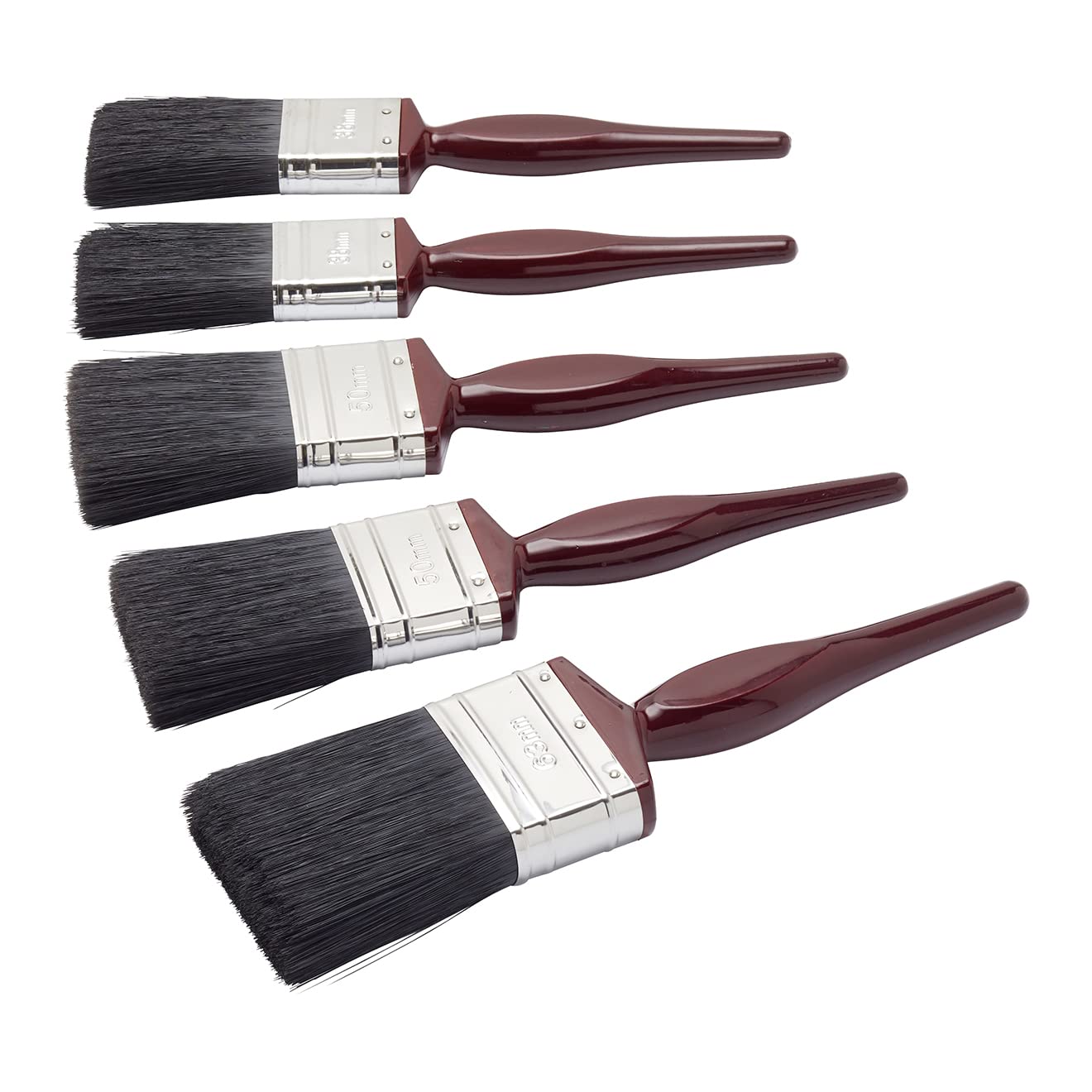 Fit For The Job 5 Piece All Purpose Mixed Bristle Paint Brush Set For A Smooth Finish Painting from B&Q