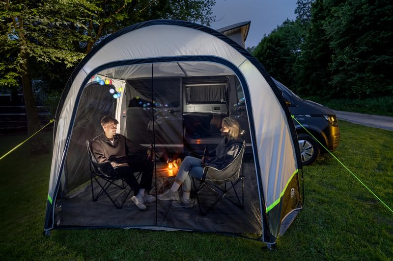 Sonnensegel mit Front- und Seitenwänden 320x240cm Busvorzelt Campingbus Vorzelt