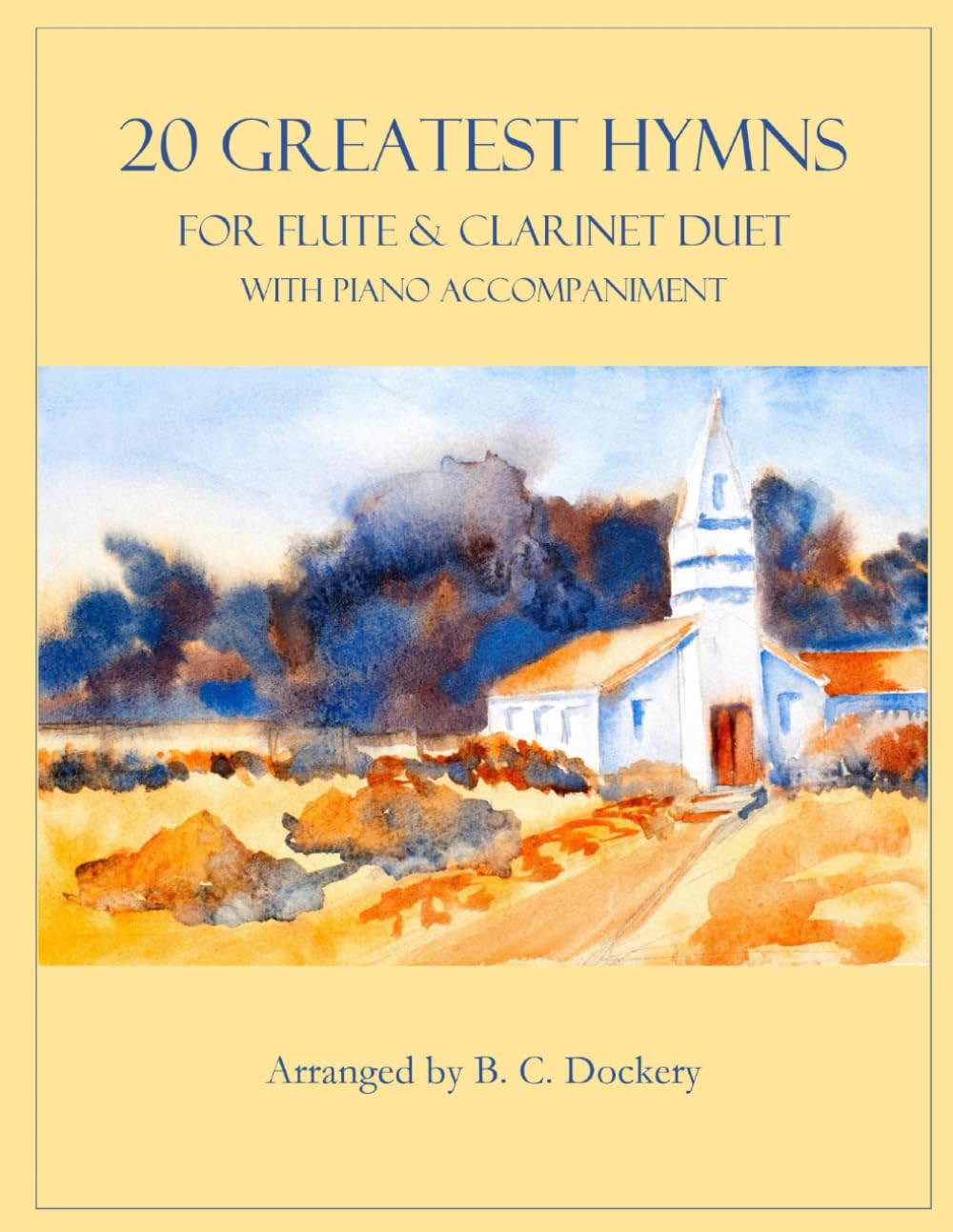 Partition 20 Greatest Hymns pour duo flûte et clarinette avec accompagnement piano