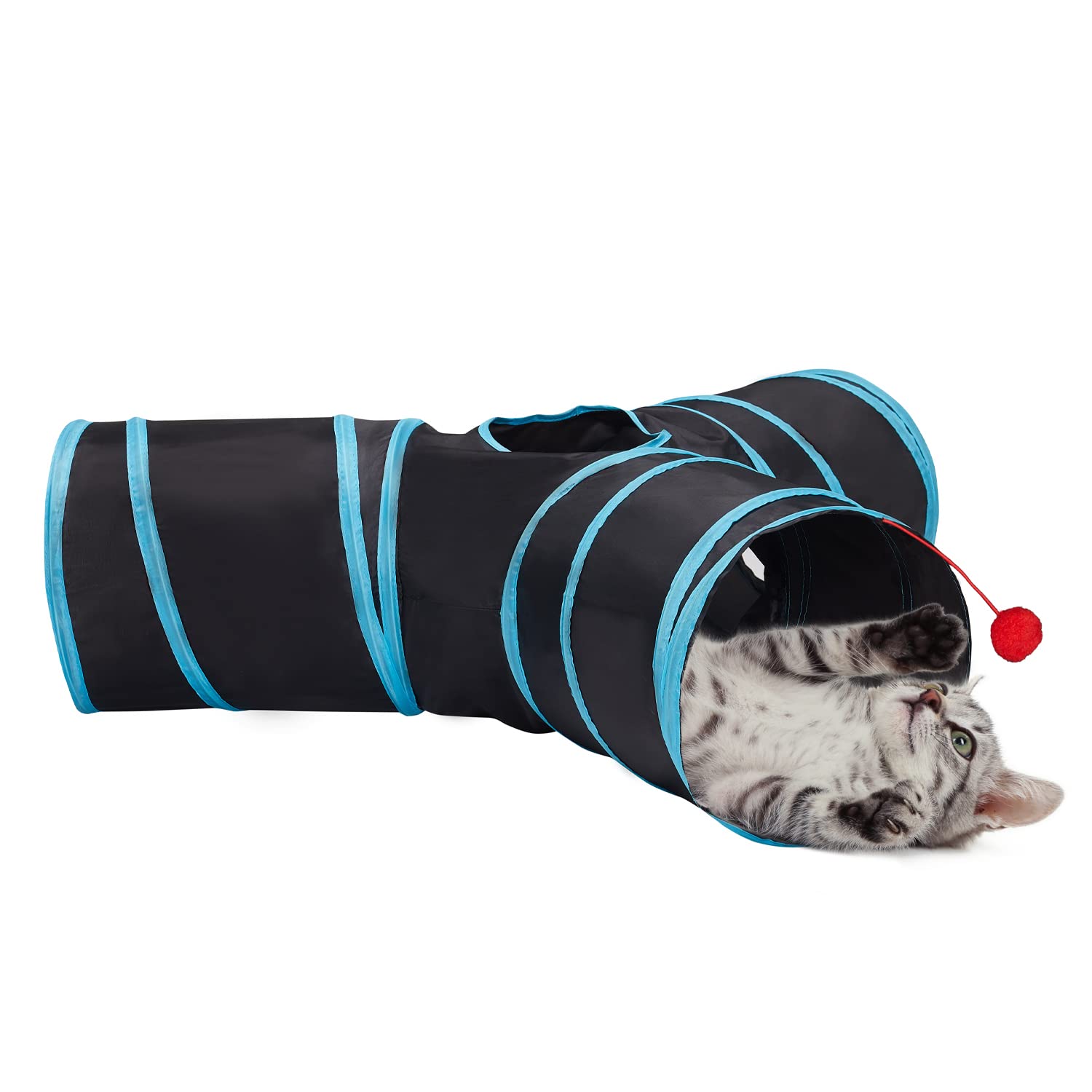 Amazon | iselehome 猫トンネル 猫3通 ペット用トンネル ウサギ