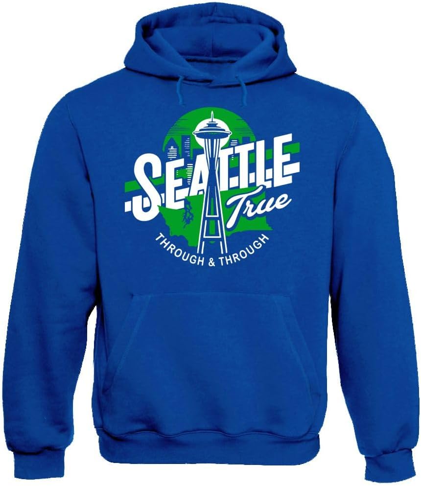 Xtreme Apparrel Team Retro Vintage Men's Hoodie Sweatshirt for Football Fans