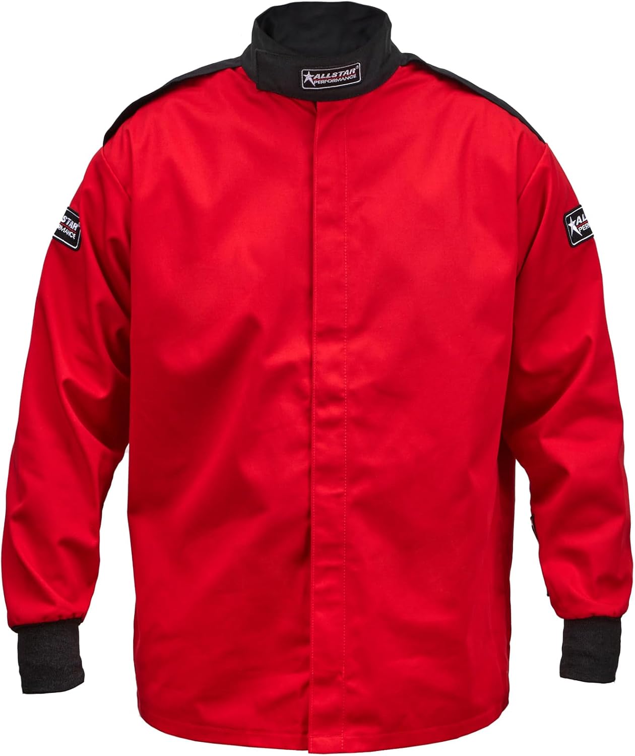 ‎Allstar Performance ALL931171 Driving Jacket - SFI 3.2a/1 - Single Layer - Fire Retardant Cotton - Red - Small - Each